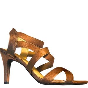 NWOT Bronze 3.5” High Heels 9
